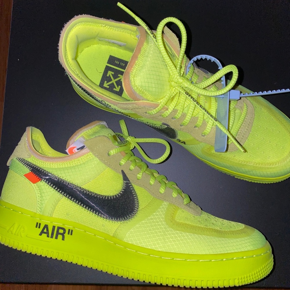nike off white air force 1’s